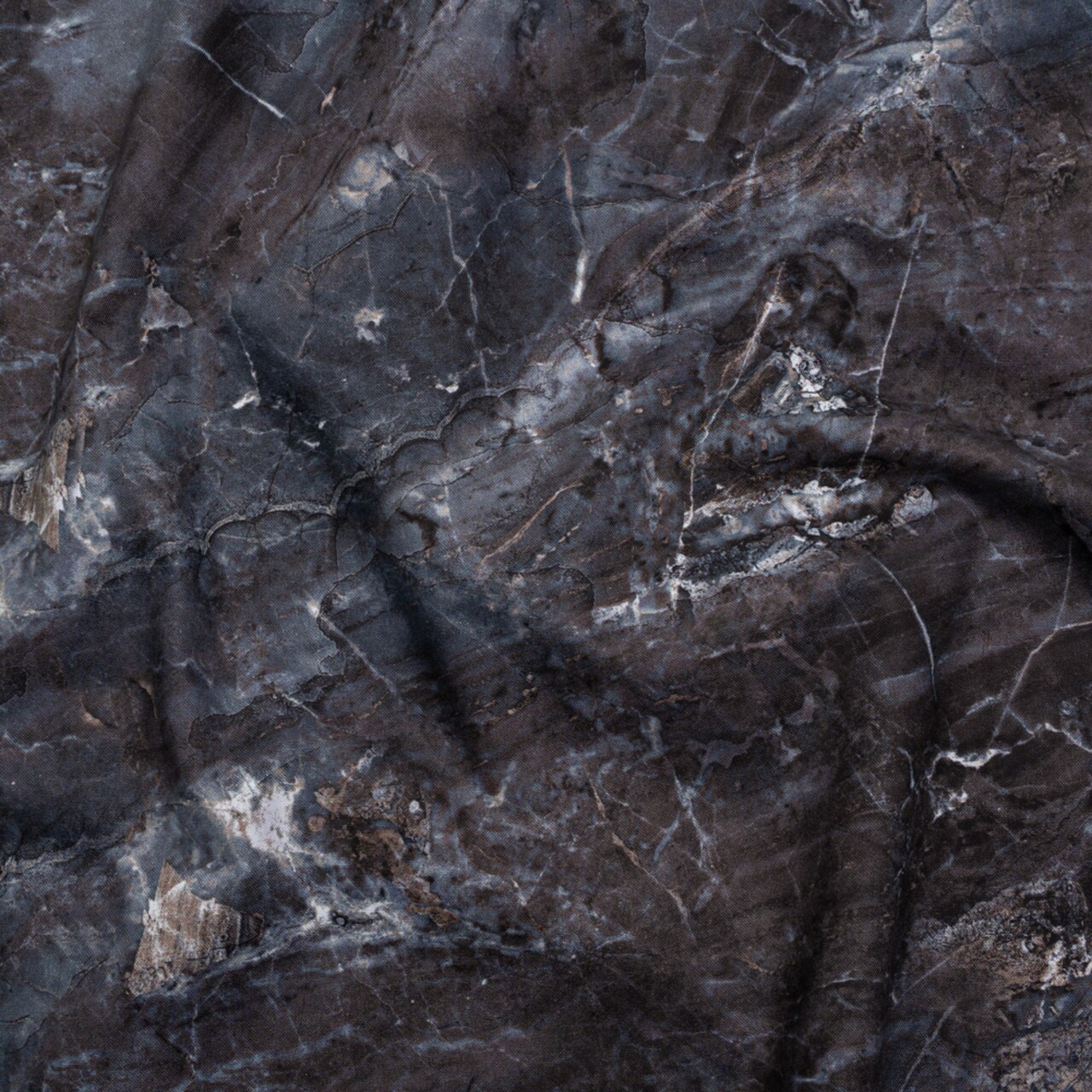 1 Yard Wide Backing Quilting Cotton Cool Gray Marble 6 Stone Crackle Surfaces Fabric